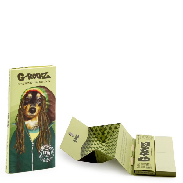 G-ROLLZ Reggae Rap Medicago Sativa papírky s filtry a podkladem