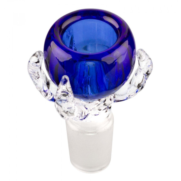Skleněný kotlík Grace Glass Claw 18,8mm, modrý